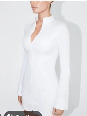 Khy poplin zip-up mini dress Size 6